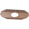 Ekena Millwork Chrysler Wood Fretwork Pierced Ceiling Medallion, Wood (Paint Grade), 18"W x 9"H x 4 3/4"ID x 3/8"T CMWP18X09X0375CSMF - alternate 5